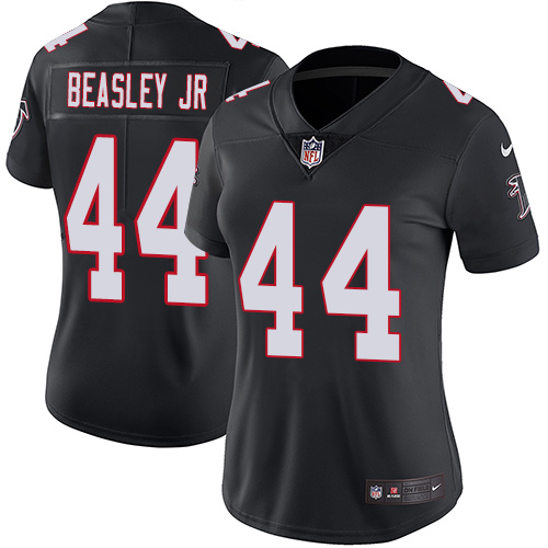 Nike Falcons #44 Vic Beasley Jr Black Alternate Women's Stitched NFL Vapor Untouchable Limited Jersey